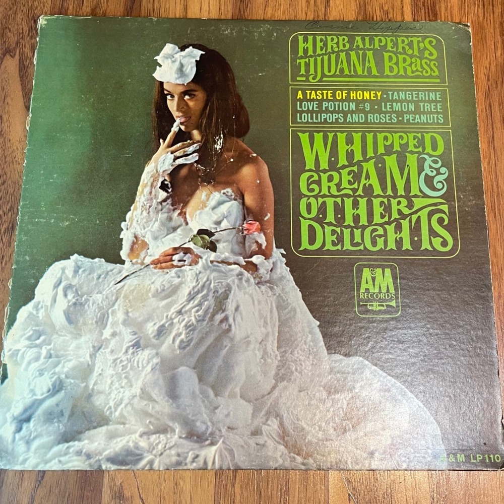 Herb Alpert Tijuana Brass Whipped Cream & Other Delights Vinyl LP 12" Mono LP110